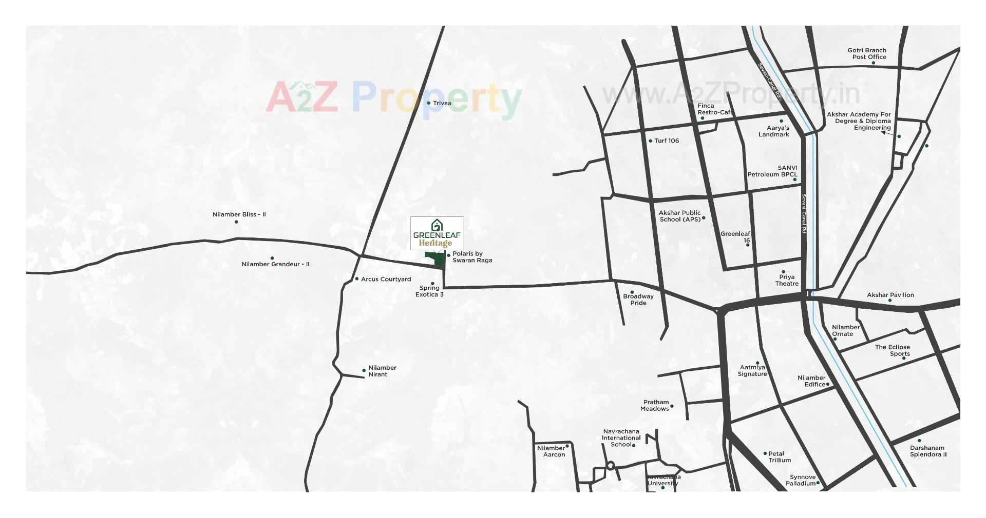  of real estate project Greenleaf Heritage located at Sevasi, Vadodara, Gujarat