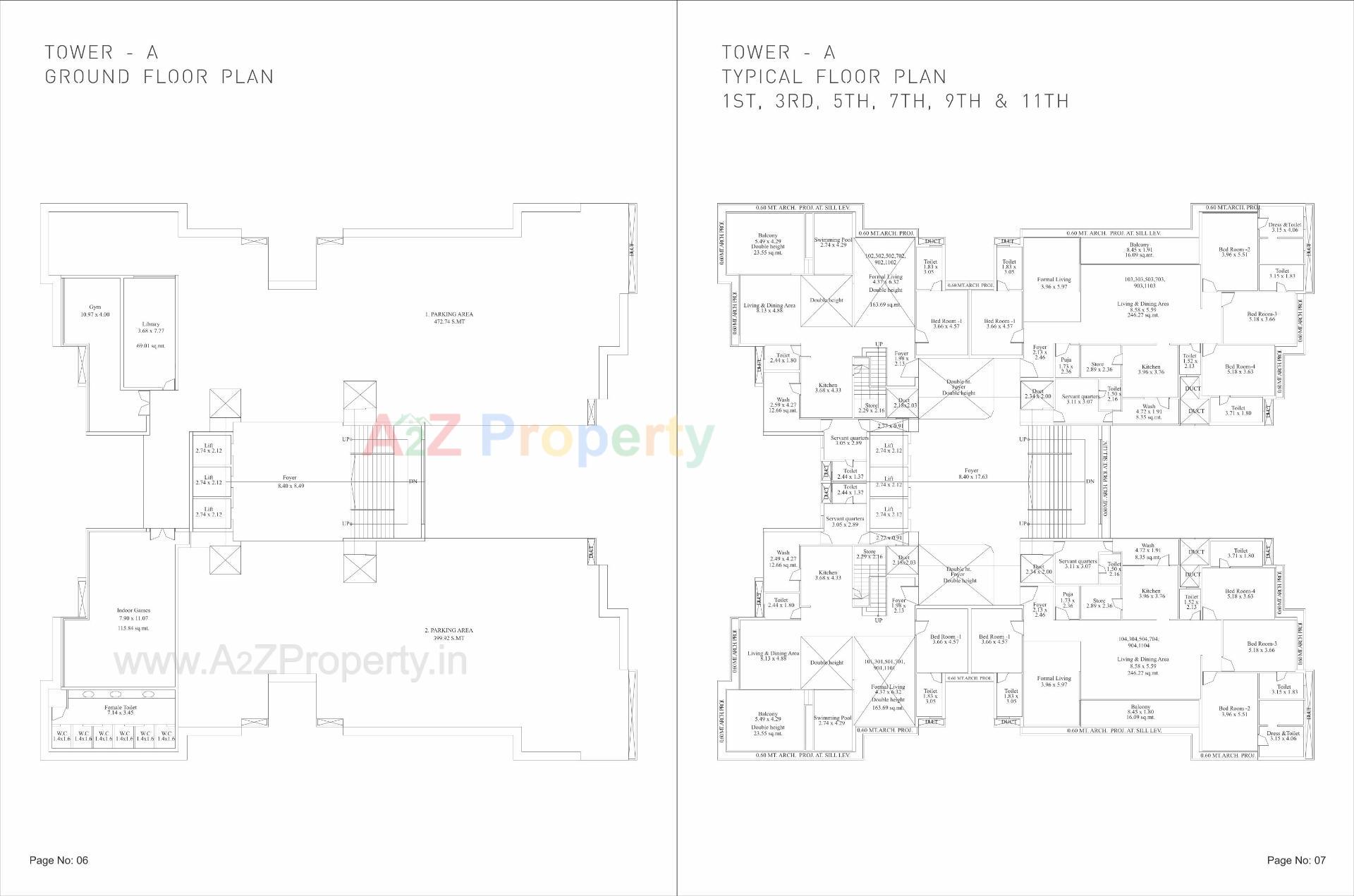 Layout of real estate project Greenwoods Abode located at Sevasi, Vadodara, Gujarat