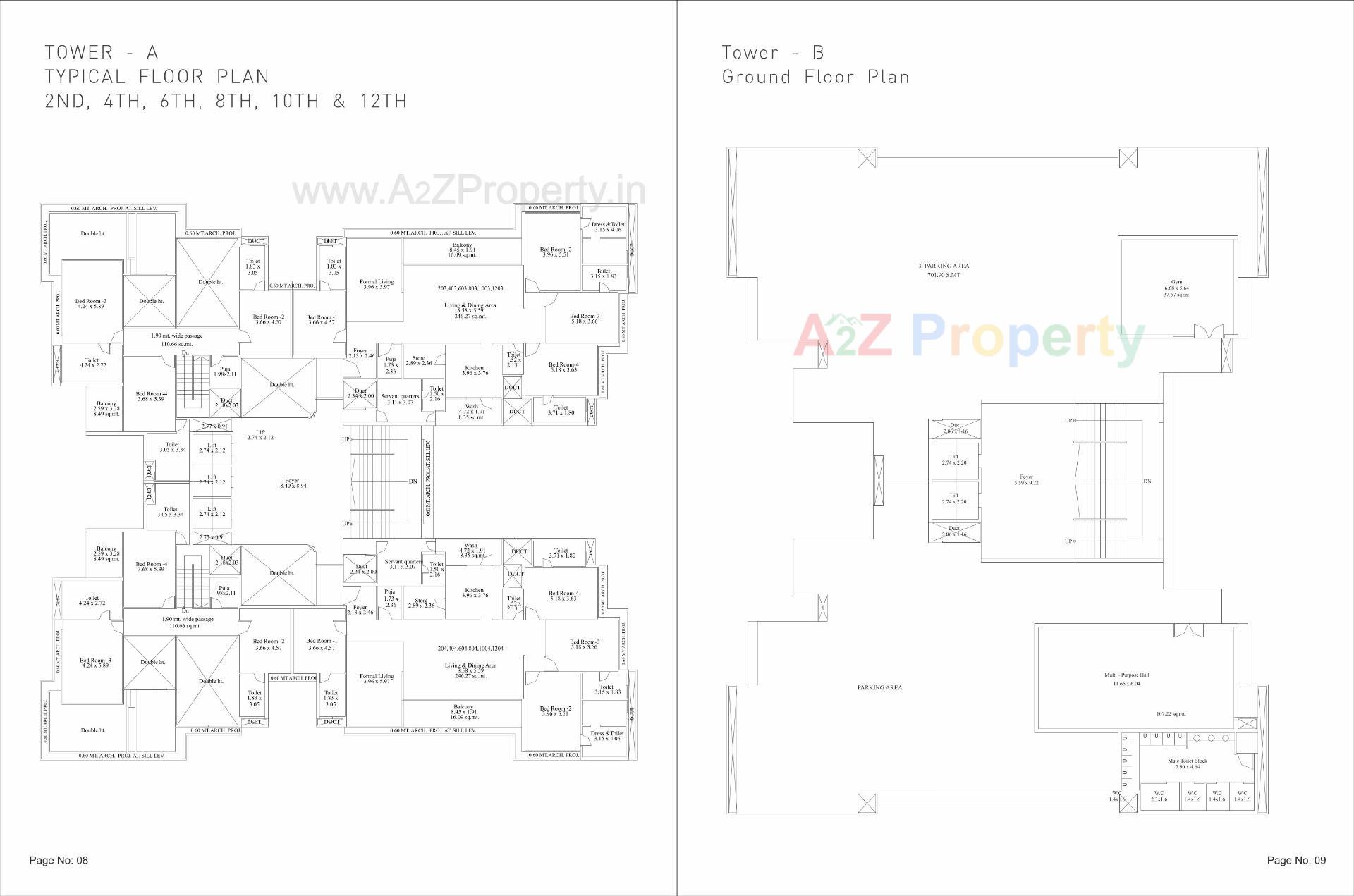 Layout of real estate project Greenwoods Abode located at Sevasi, Vadodara, Gujarat