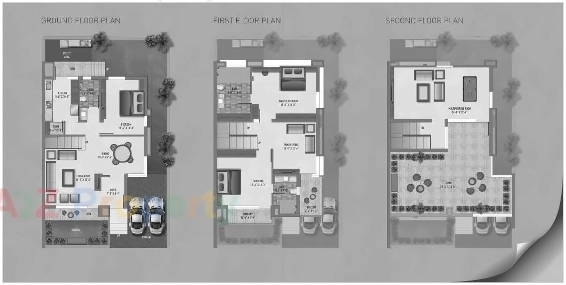 Layout of real estate project Greenwoods Cove located at Khanpur, Vadodara, Gujarat