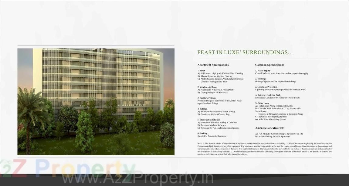3D Elevation of real estate project Greenwoods Infinity located at Khanpur, Vadodara, Gujarat