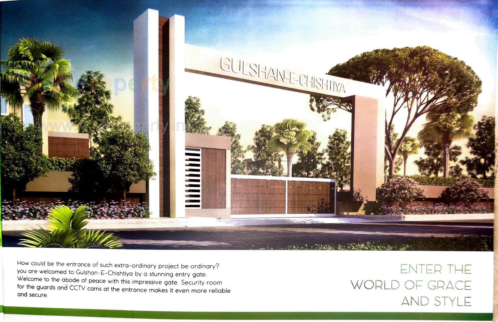 3D Elevation of real estate project Gulshan E Chistiya located at Padra, Vadodara, Gujarat