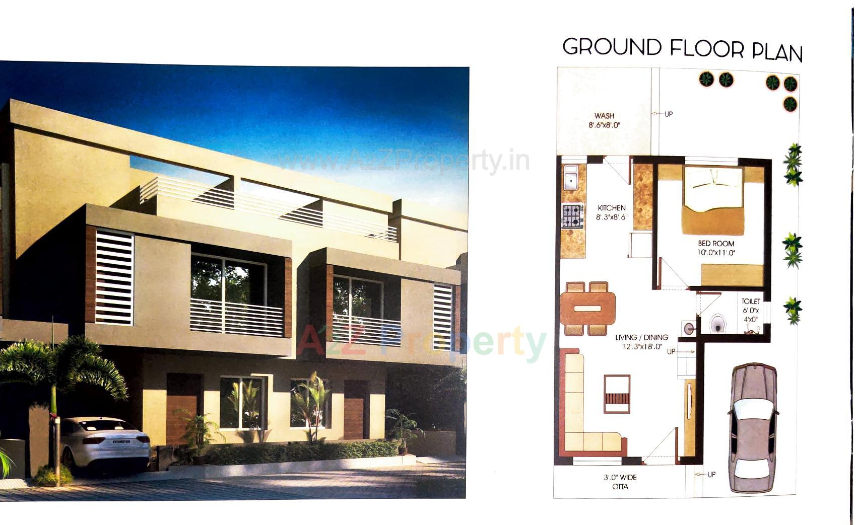 Layout of real estate project Gulshan E Chistiya located at Padra, Vadodara, Gujarat