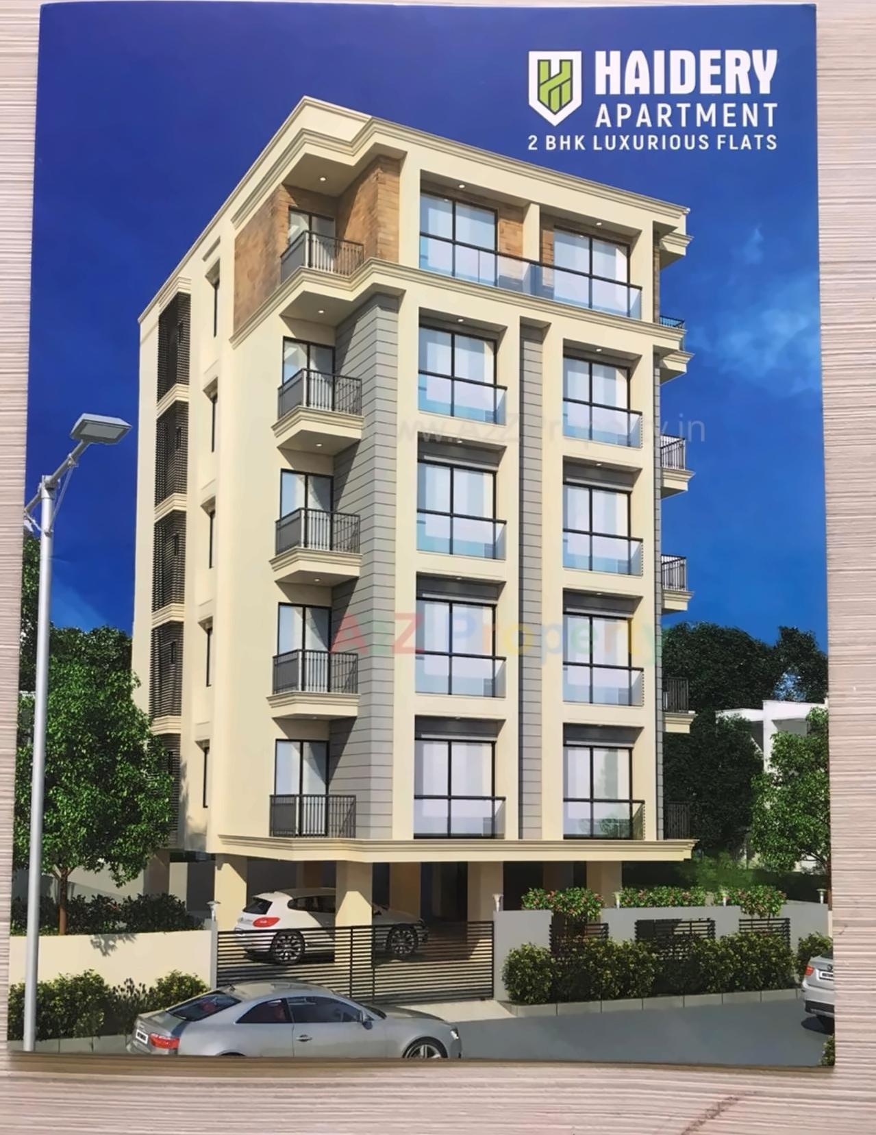 3D Elevation of real estate project Haidery Apartment located at Bapod, Vadodara, Gujarat