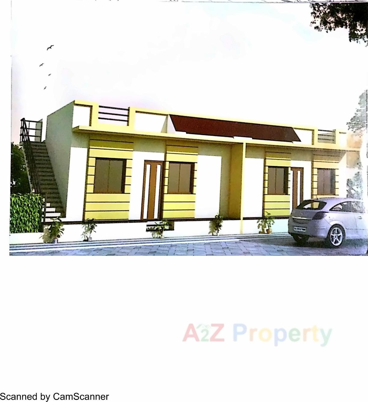 3D Elevation of real estate project Haji Park located at Padra, Vadodara, Gujarat