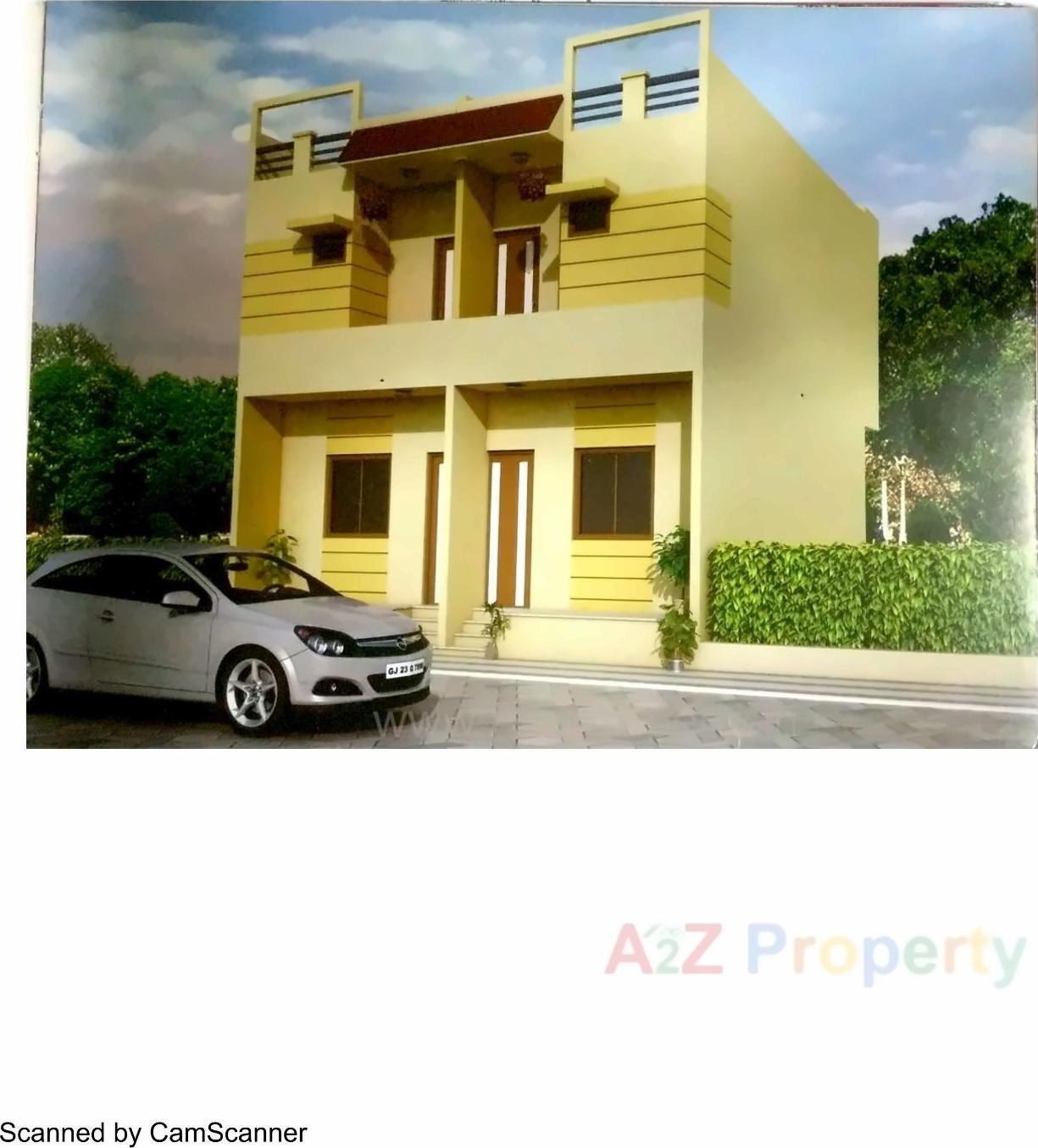 3D Elevation of real estate project Haji Park located at Padra, Vadodara, Gujarat