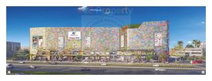 Elevation of real estate project Happy Mall located at Dumad, Vadodara, Gujarat