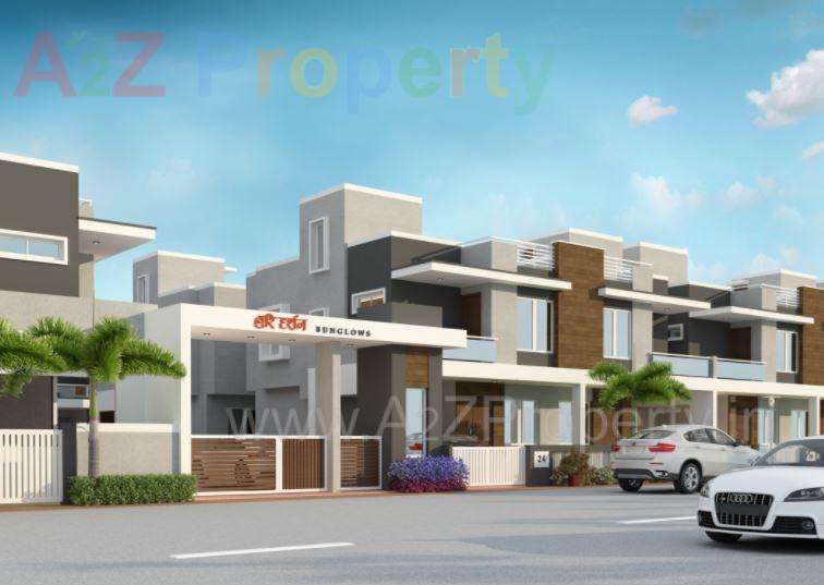 3D Elevation of real estate project Hari Darshan Bunglows located at Vadodara, Vadodara, Gujarat