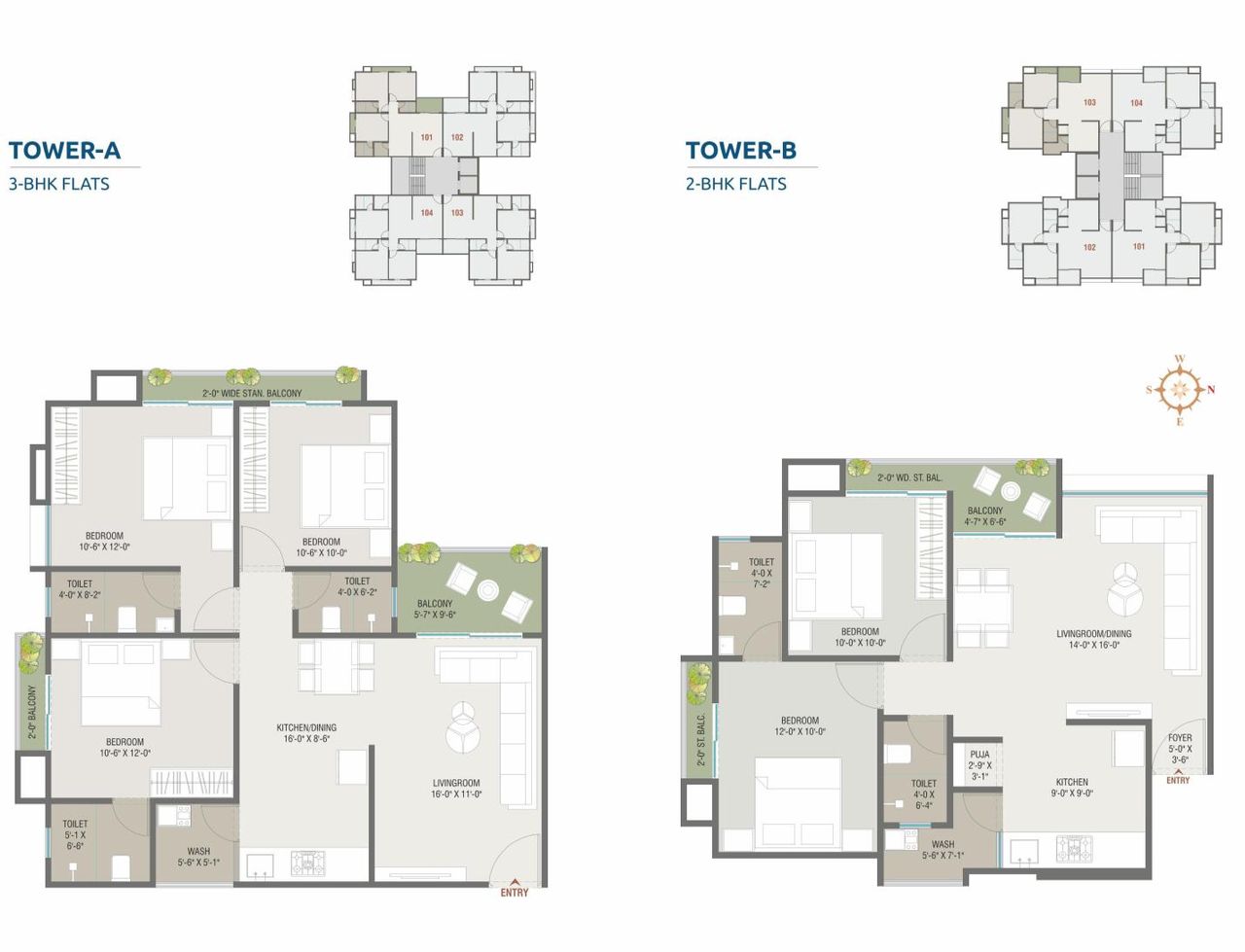 Layout of real estate project Hari Darshan Sky located at Chhani, Vadodara, Gujarat