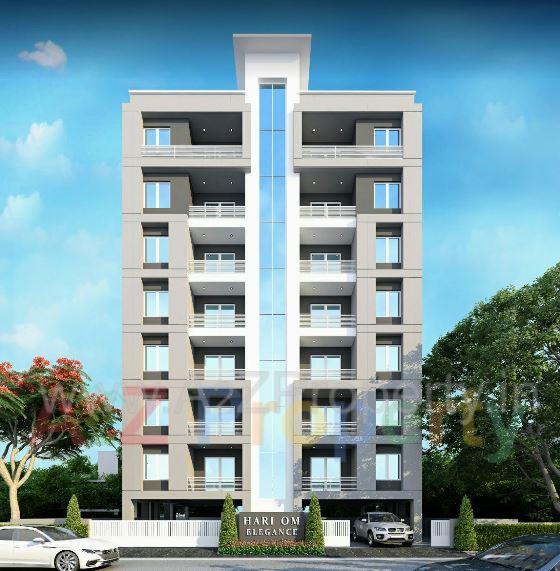 3D Elevation of real estate project Hari Om Elegance located at Tandalja, Vadodara, Gujarat