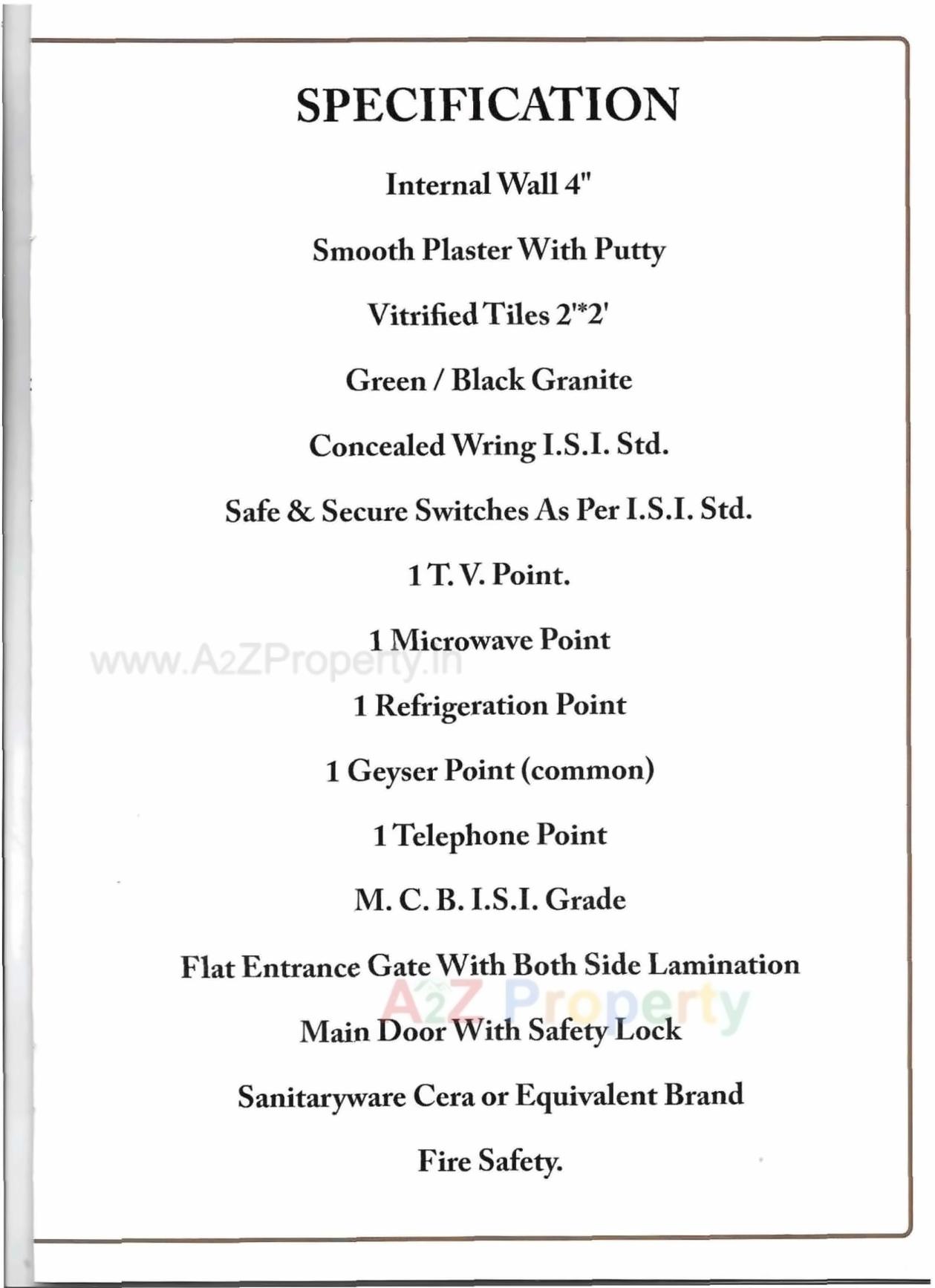  of real estate project Hari Om Elegance located at Tandalja, Vadodara, Gujarat