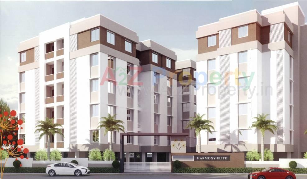 3D Elevation of real estate project Harmony Elite located at Kapurai, Vadodara, Gujarat