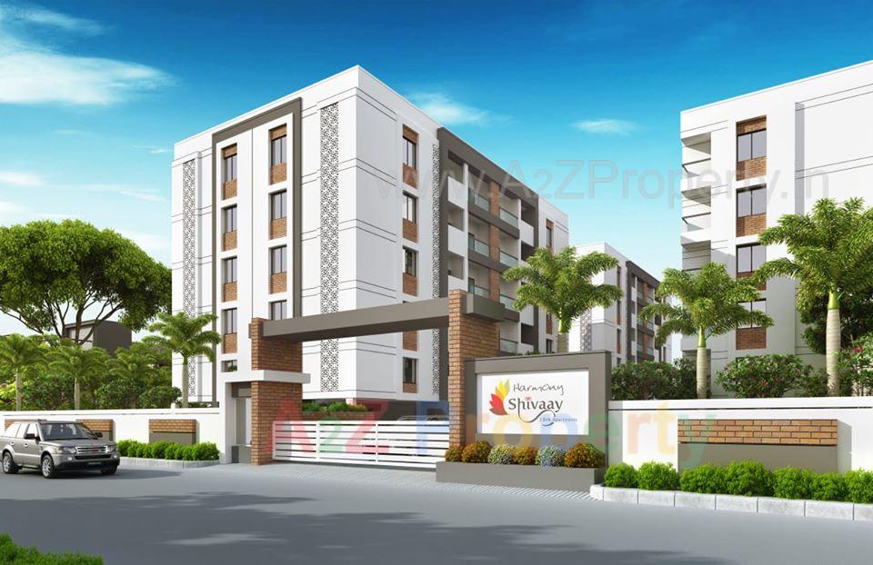 3D Elevation of real estate project Harmony Shivaay located at Saiyad, Vadodara, Gujarat