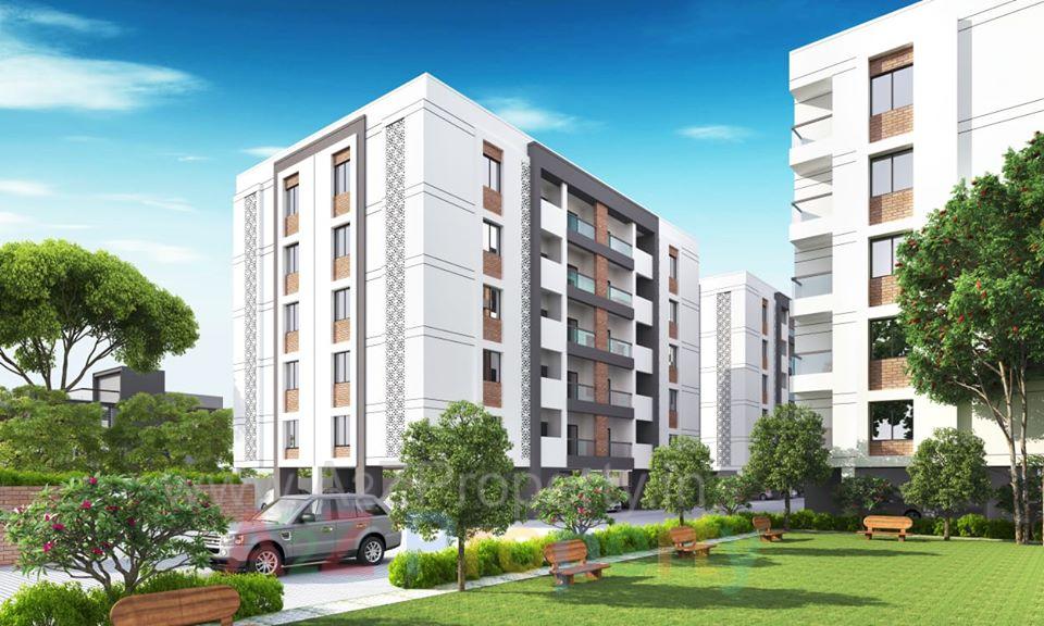 3D Elevation of real estate project Harmony Shivaay located at Saiyad, Vadodara, Gujarat