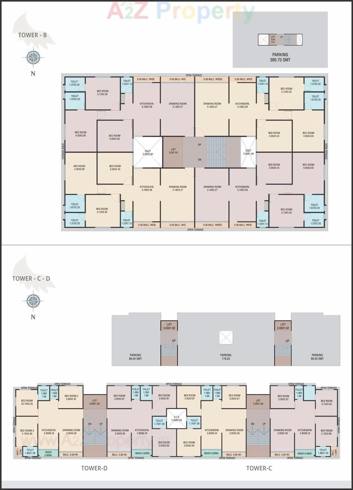 Layout of real estate project Harmony Shivaay located at Saiyad, Vadodara, Gujarat