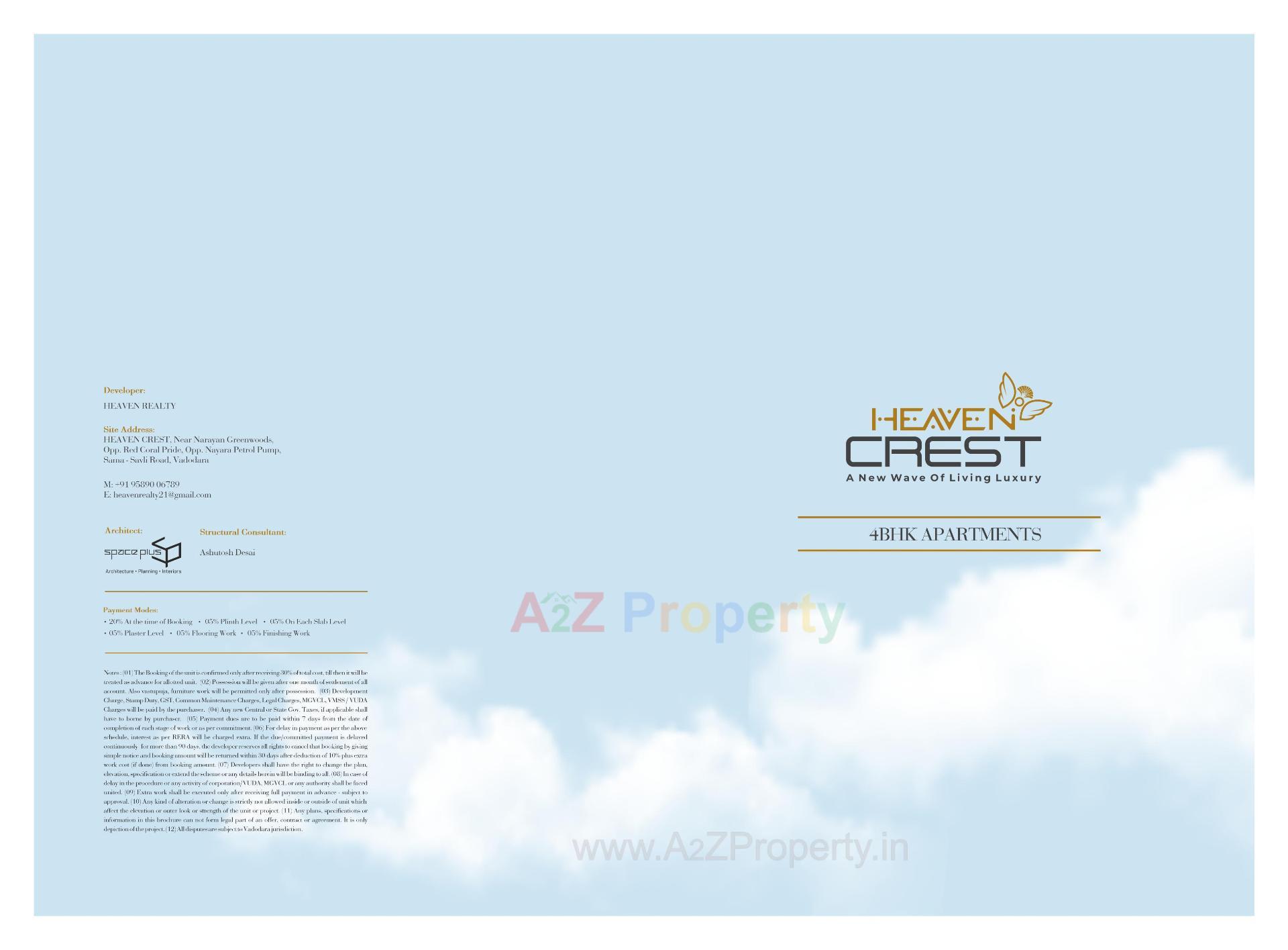  of real estate project Heaven Crest located at Chhani, Vadodara, Gujarat