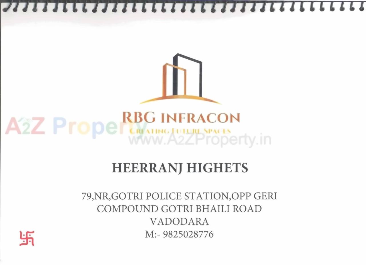  of real estate project Heerranj Heights located at Gotri, Vadodara, Gujarat