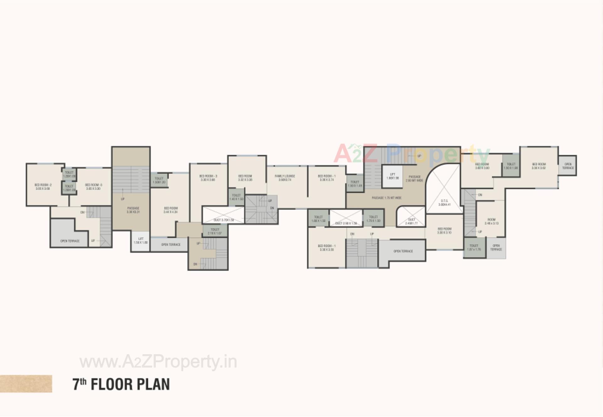 Layout of real estate project Heritage Green located at Vadodara, Vadodara, Gujarat