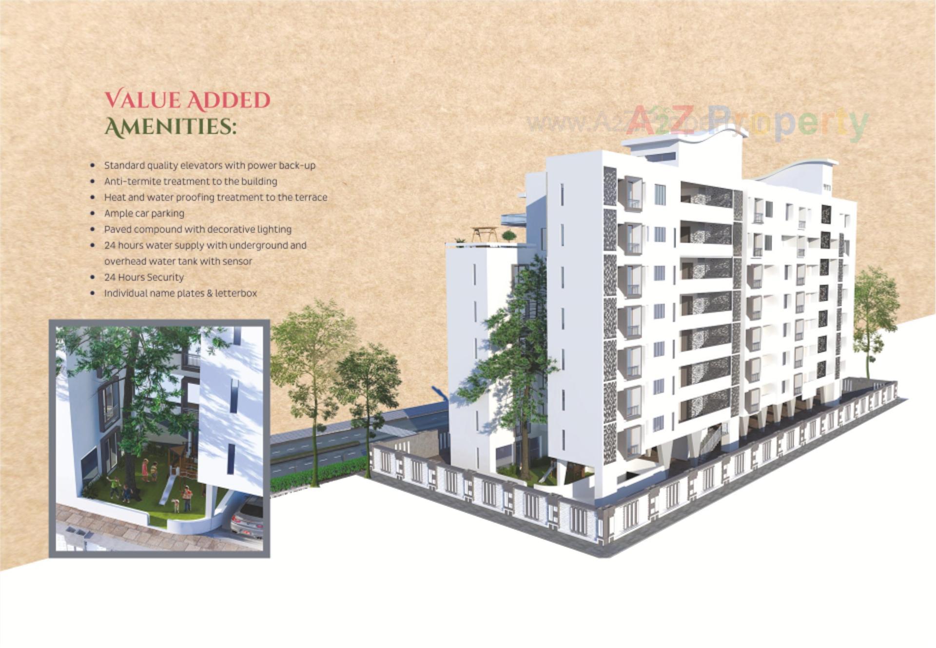 3D Elevation of real estate project Heritage Green located at Vadodara, Vadodara, Gujarat
