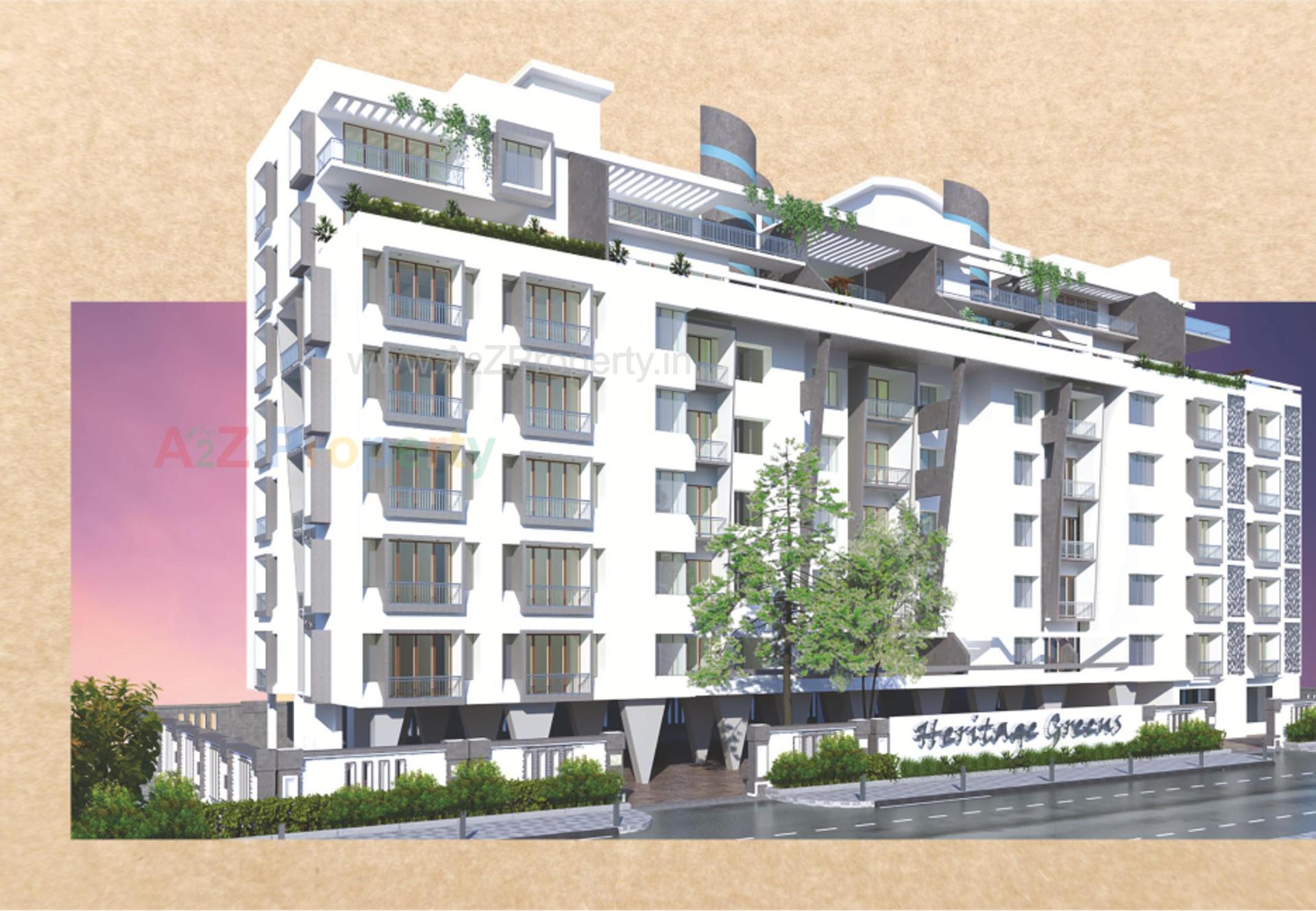 3D Elevation of real estate project Heritage Green located at Vadodara, Vadodara, Gujarat