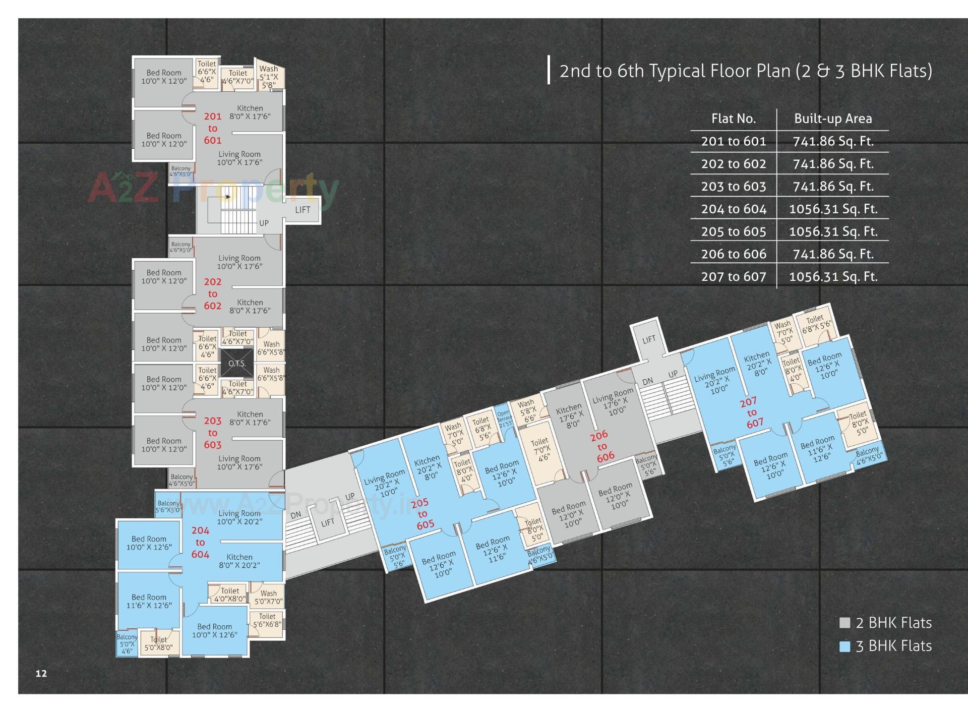 Layout of real estate project Hyatt Residency located at Vadodara, Vadodara, Gujarat