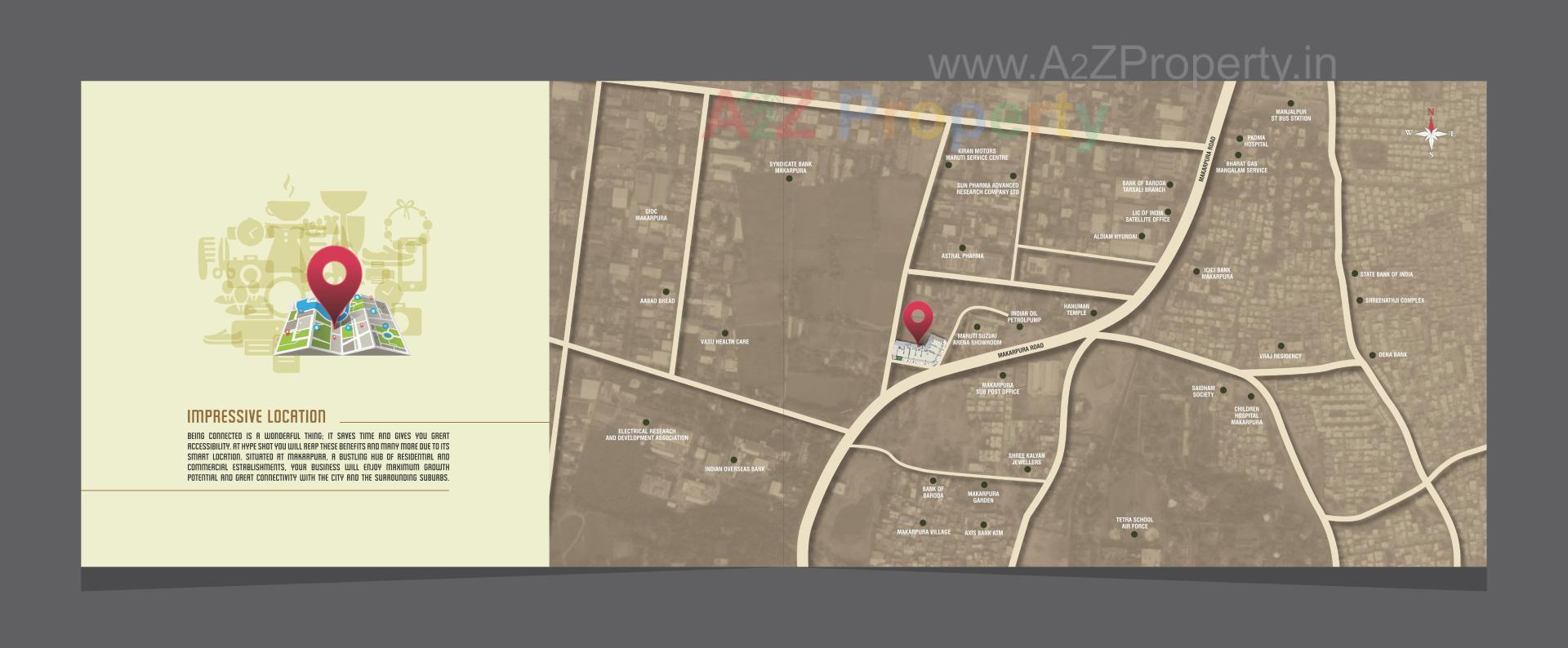  of real estate project Hypeshot located at Makarpura, Vadodara, Gujarat