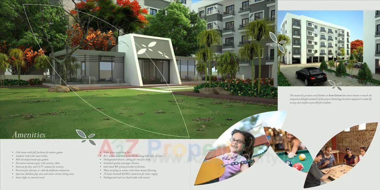 3D Elevation of real estate project Icon Green located at Danteshwar, Vadodara, Gujarat