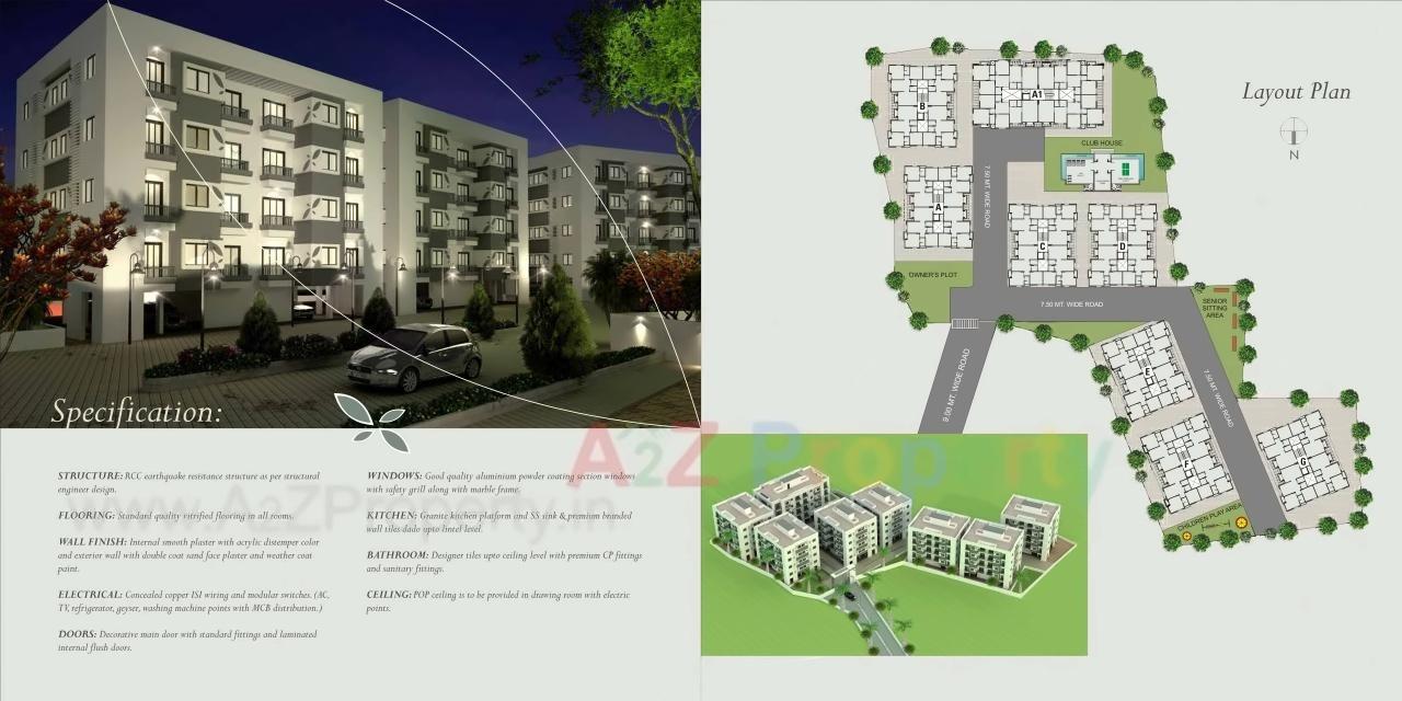  of real estate project Icon Green located at Danteshwar, Vadodara, Gujarat