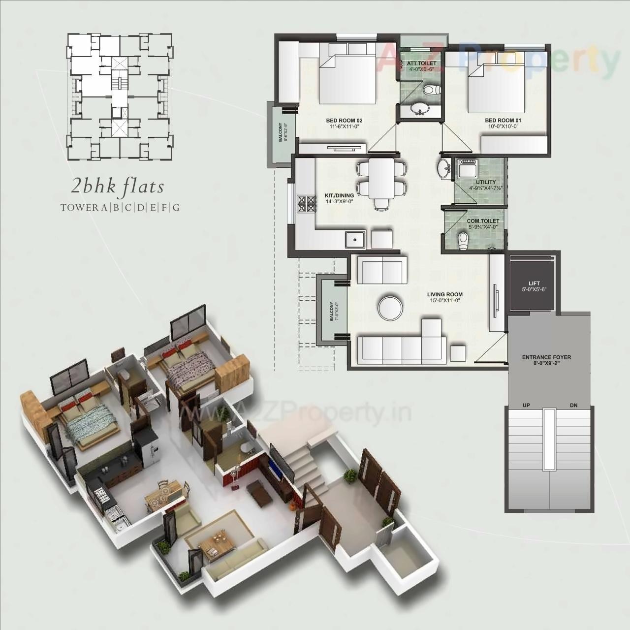 Layout of real estate project Icon Green located at Danteshwar, Vadodara, Gujarat