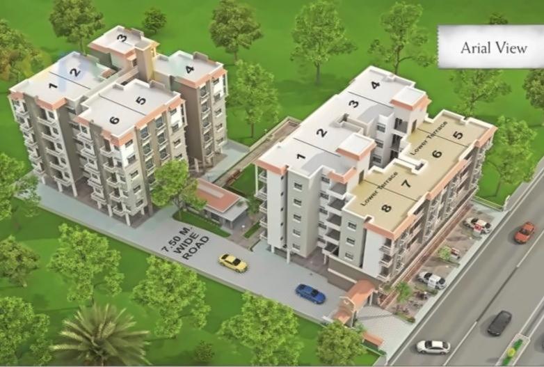 3D Elevation of real estate project Indrabhavan located at Maretha, Vadodara, Gujarat