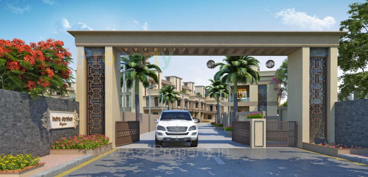 3D Elevation of real estate project Indradarshan Bunglows located at Savad, Vadodara, Gujarat