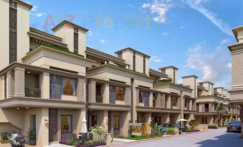 3D Elevation of real estate project Indradarshan Bunglows located at Savad, Vadodara, Gujarat