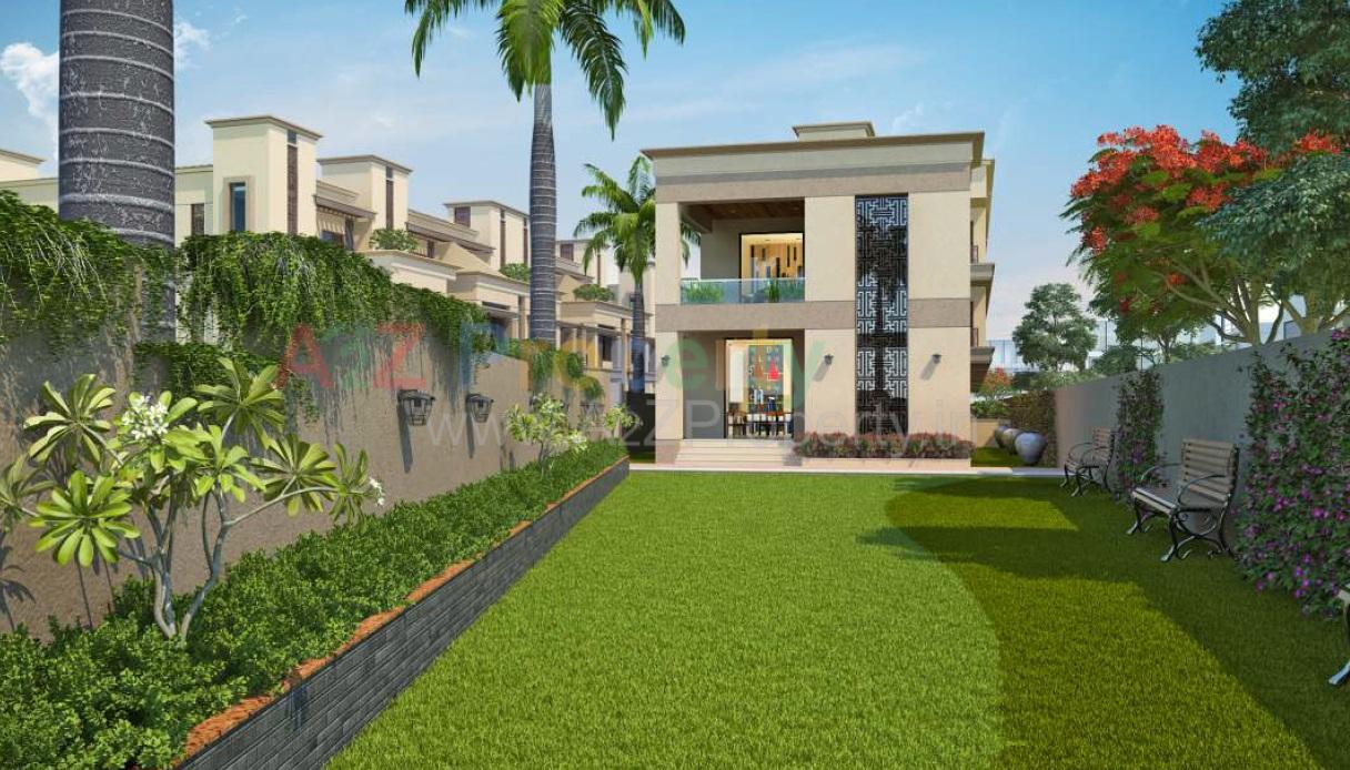 3D Elevation of real estate project Indradarshan Bunglows located at Savad, Vadodara, Gujarat