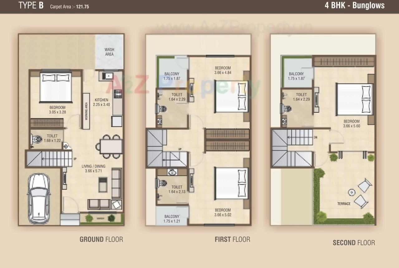 Layout of real estate project Indradarshan Bunglows located at Savad, Vadodara, Gujarat