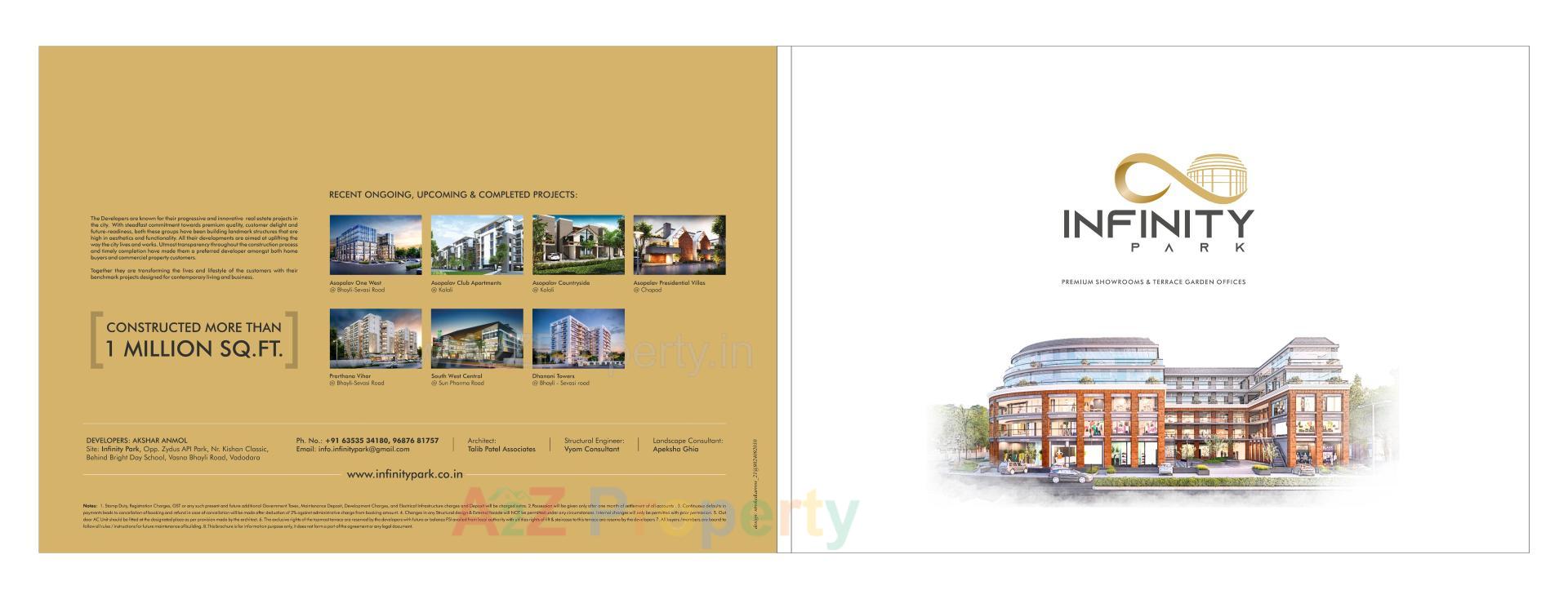  of real estate project Infinity Park located at Tandalja, Vadodara, Gujarat