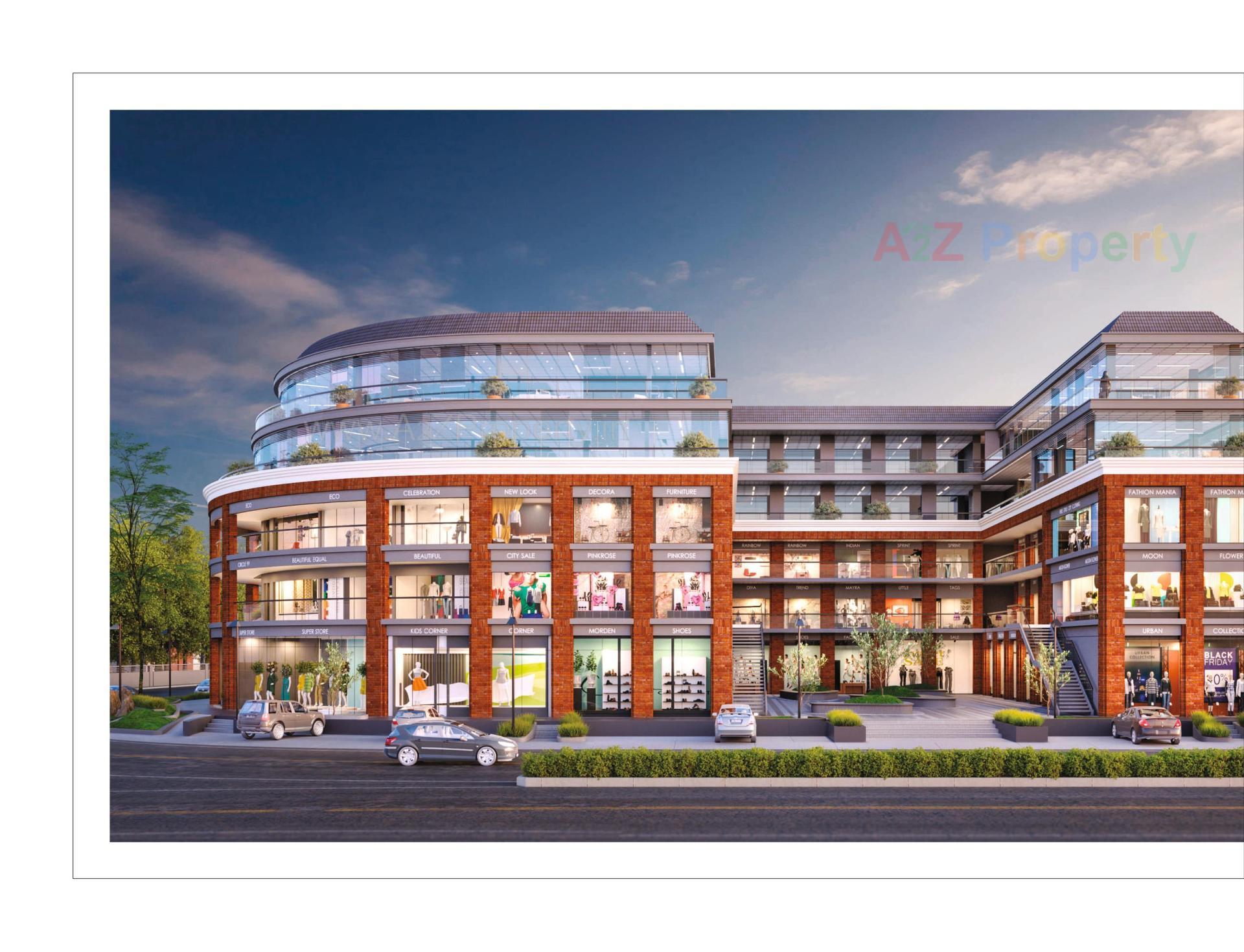 3D Elevation of real estate project Infinity Park located at Tandalja, Vadodara, Gujarat