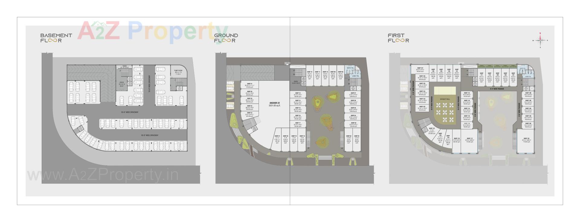 Layout of real estate project Infinity Park located at Tandalja, Vadodara, Gujarat