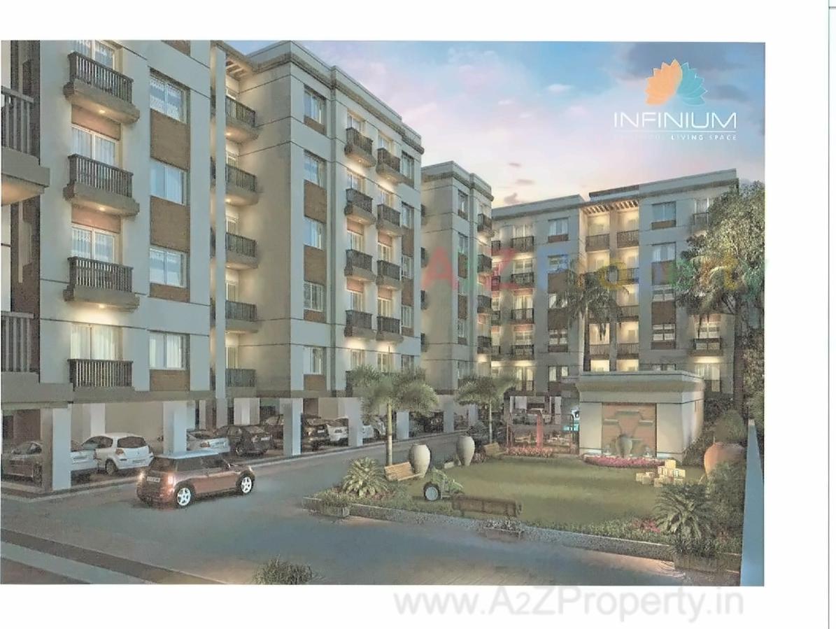 3D Elevation of real estate project Infinium located at Nizampura, Vadodara, Gujarat
