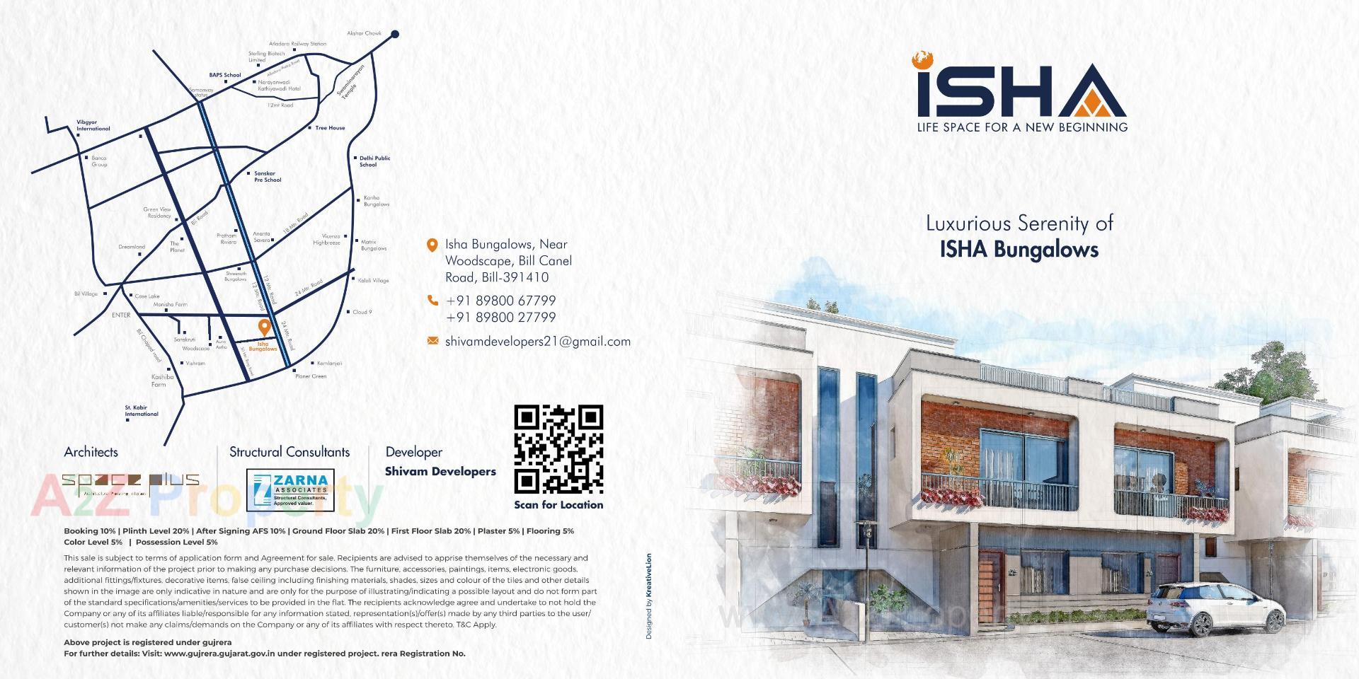  of real estate project Isha Bungalows located at Bill, Vadodara, Gujarat