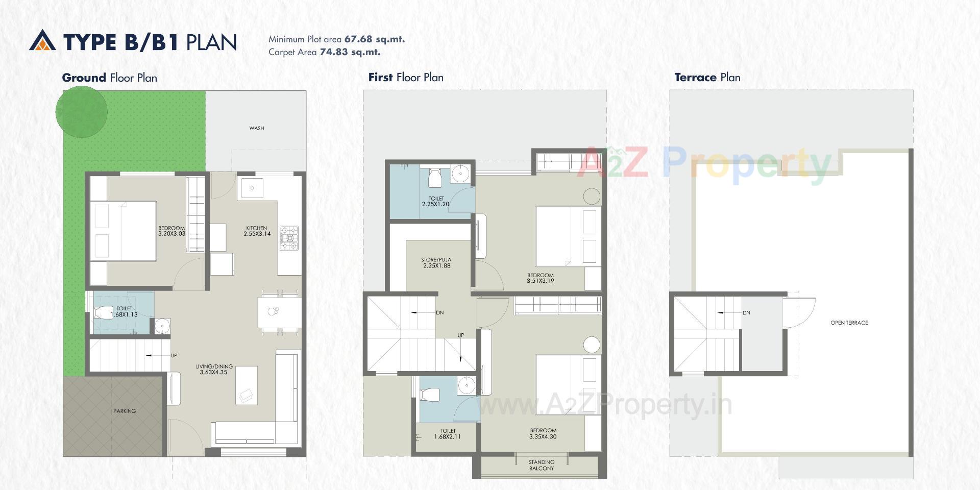 Layout of real estate project Isha Bungalows located at Bill, Vadodara, Gujarat