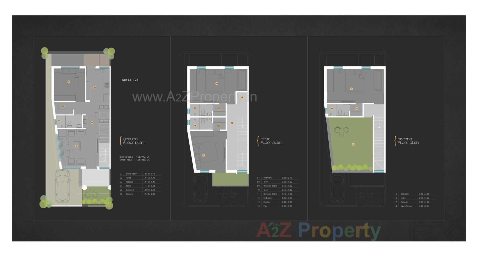 Layout of real estate project Isha Greenspace located at Bil, Vadodara, Gujarat