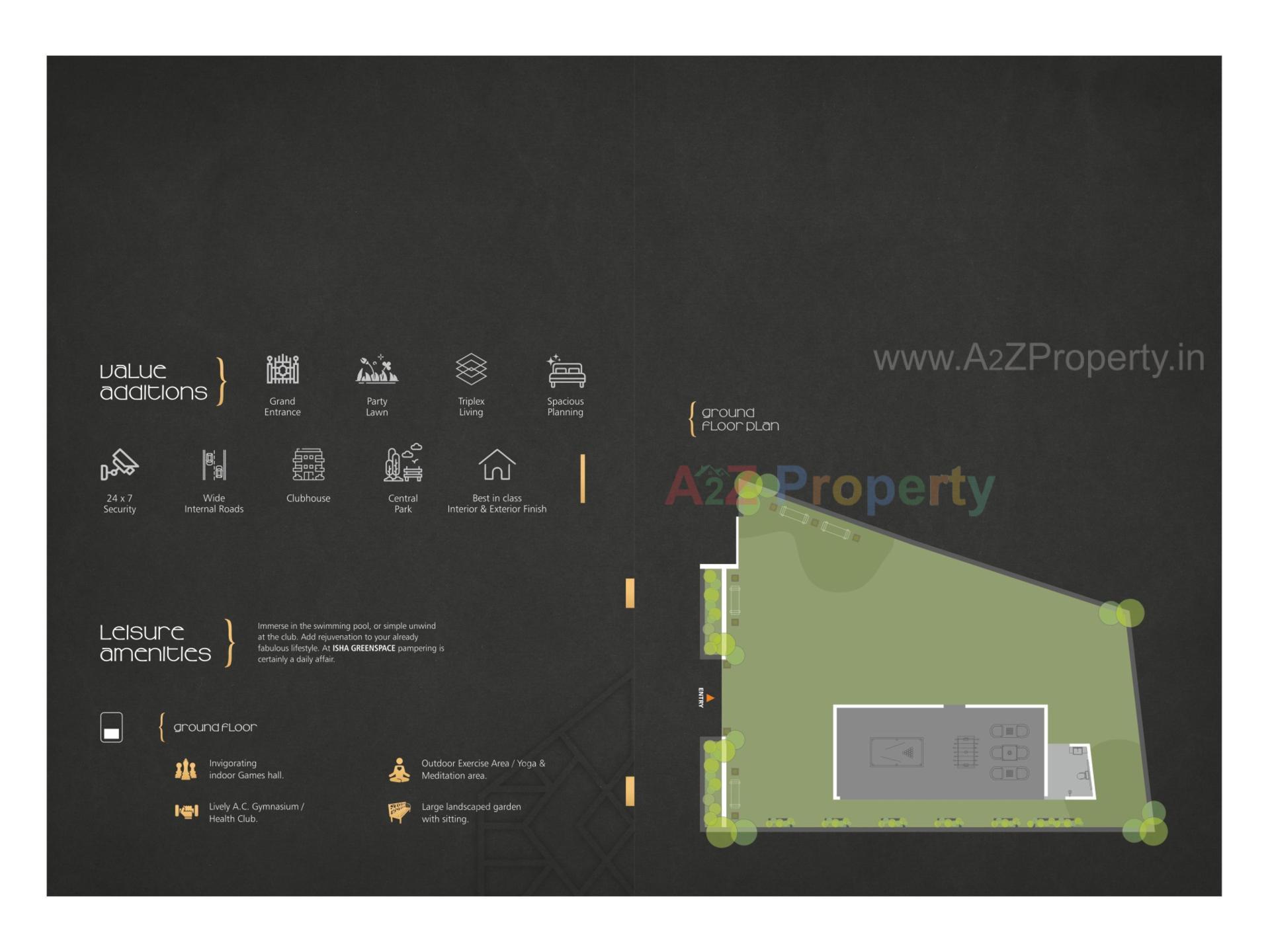  of real estate project Isha Greenspace located at Bil, Vadodara, Gujarat