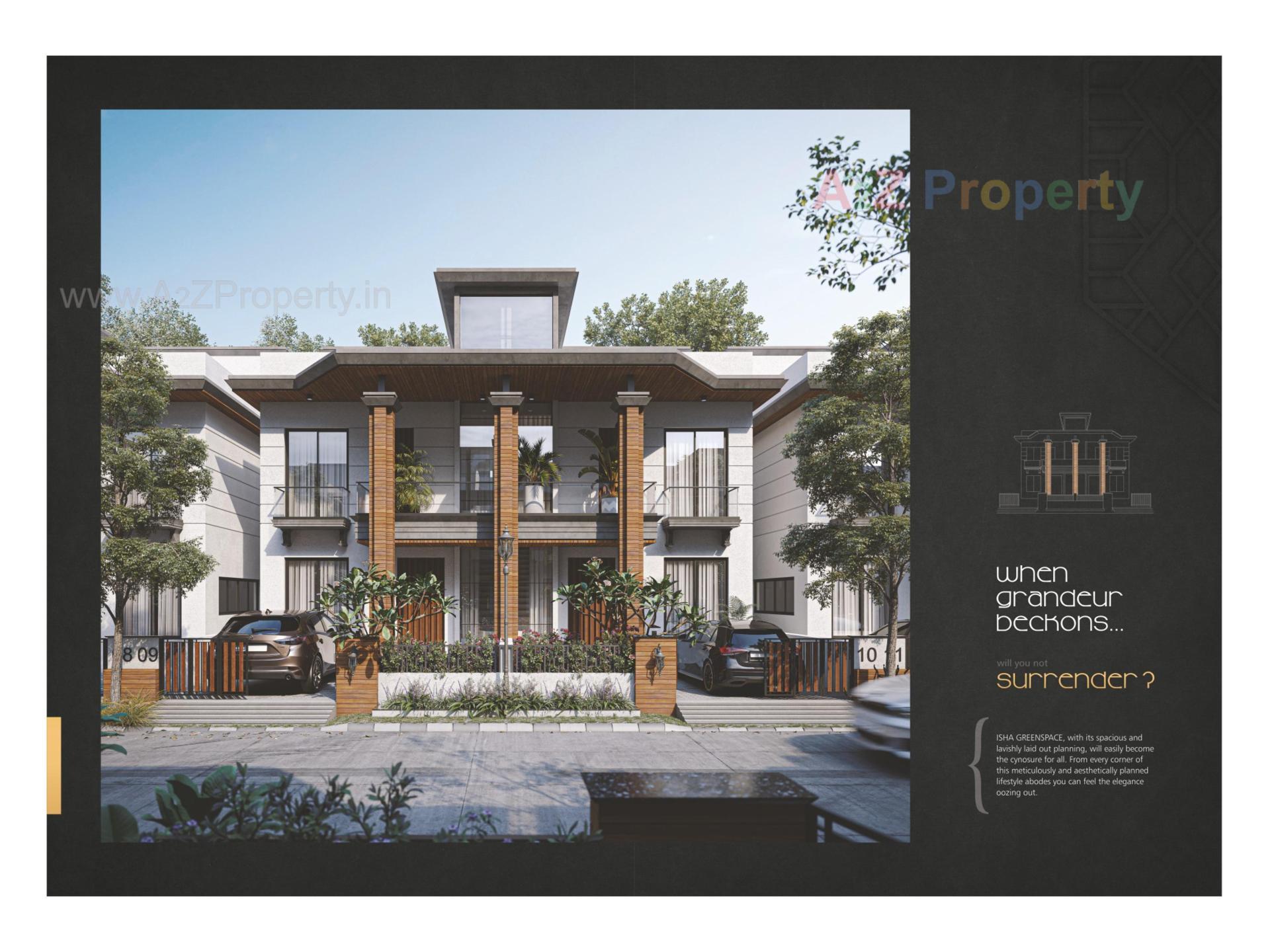 3D Elevation of real estate project Isha Greenspace located at Bil, Vadodara, Gujarat