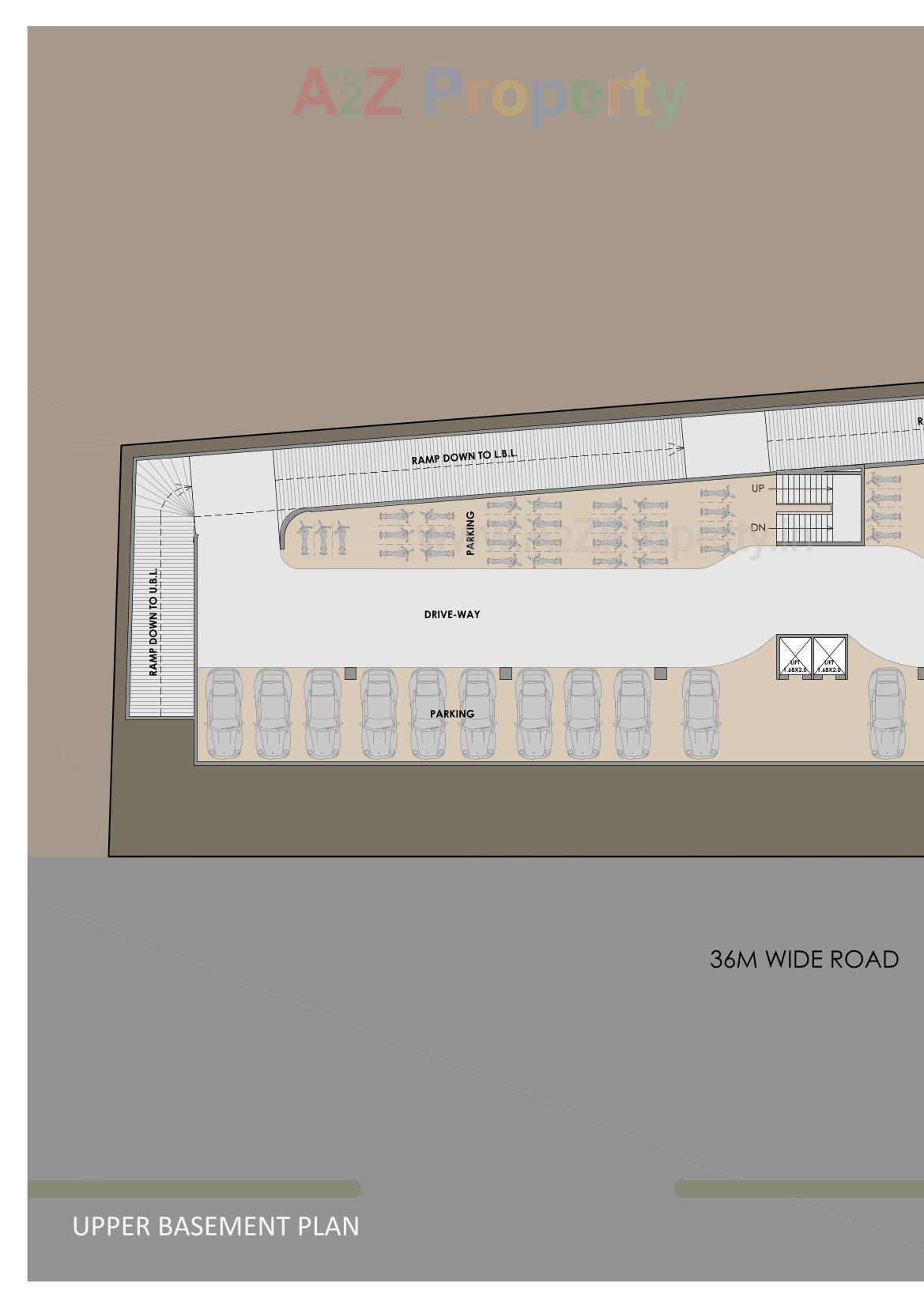 Layout of real estate project Ishaan located at Nagarwada, Vadodara, Gujarat