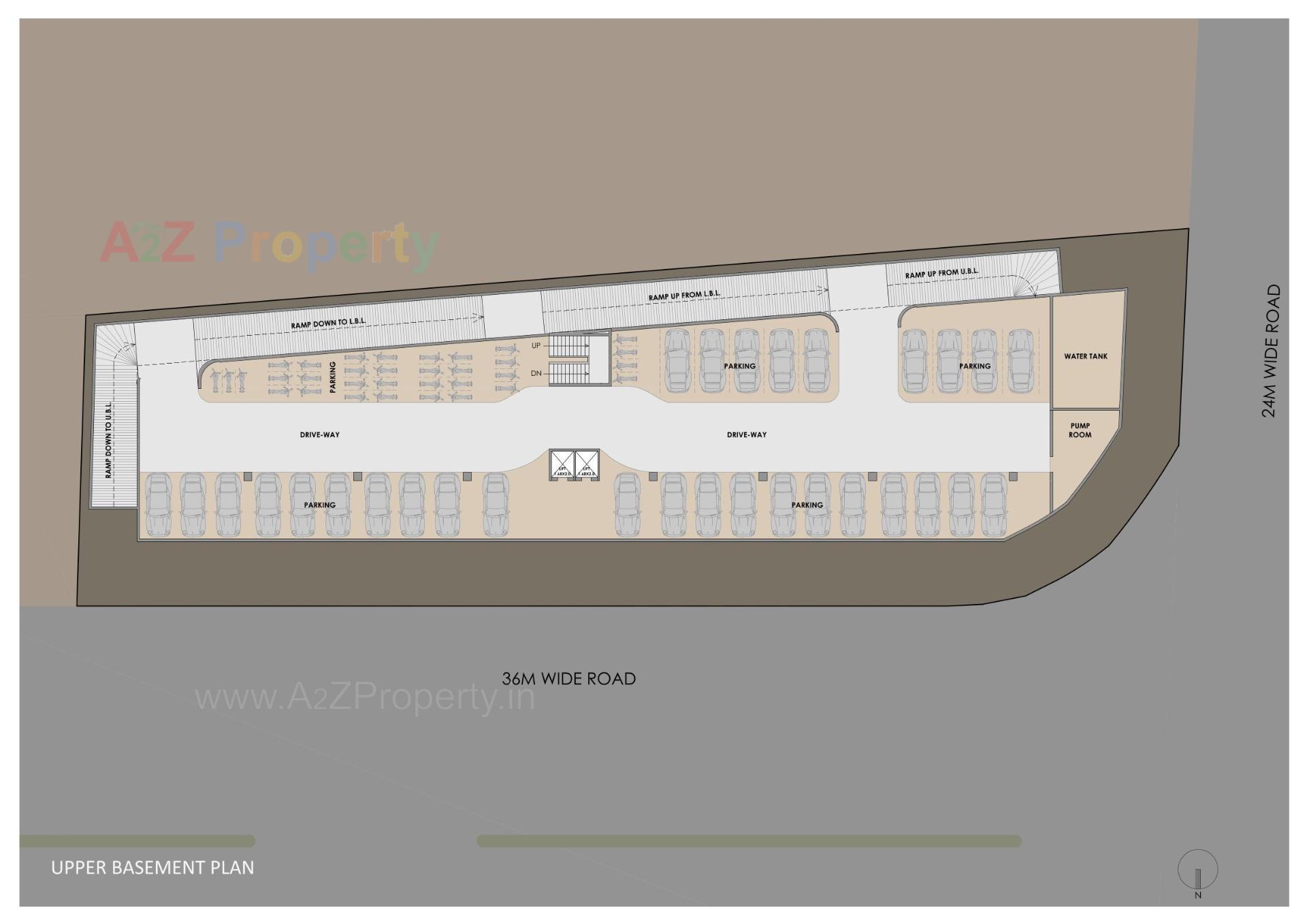 Layout of real estate project Ishaan located at Nagarwada, Vadodara, Gujarat