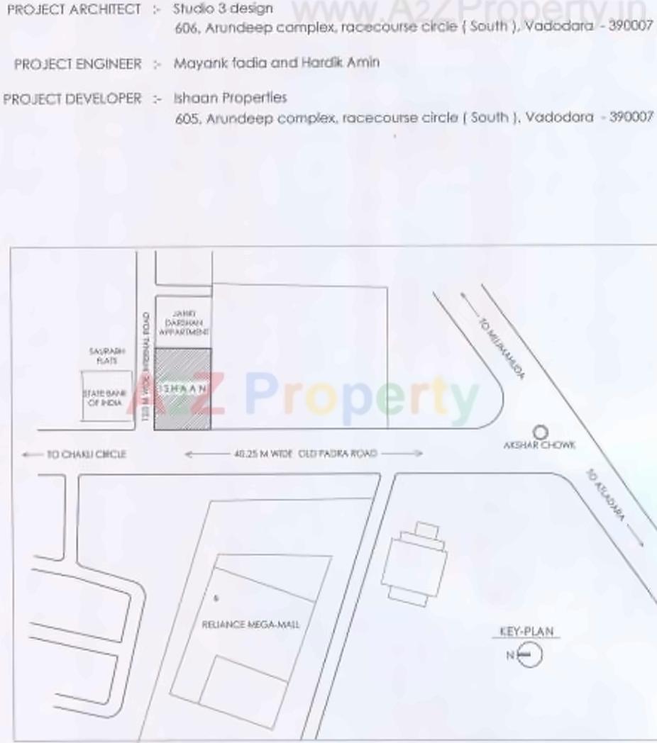  of real estate project Ishaan located at Akota, Vadodara, Gujarat
