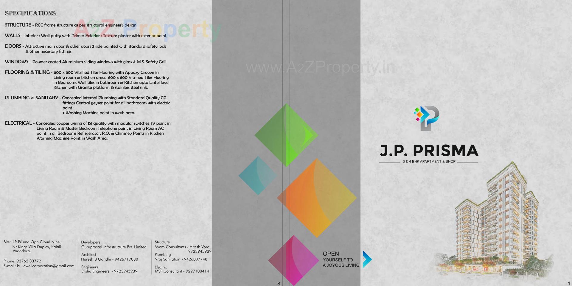  of real estate project J P Prisma located at Kalali, Vadodara, Gujarat
