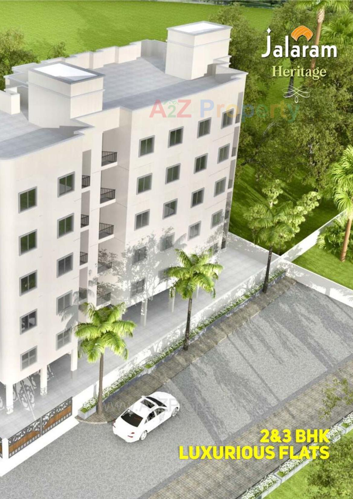 3D Elevation of real estate project Jalaram Heritage located at Tandalja, Vadodara, Gujarat