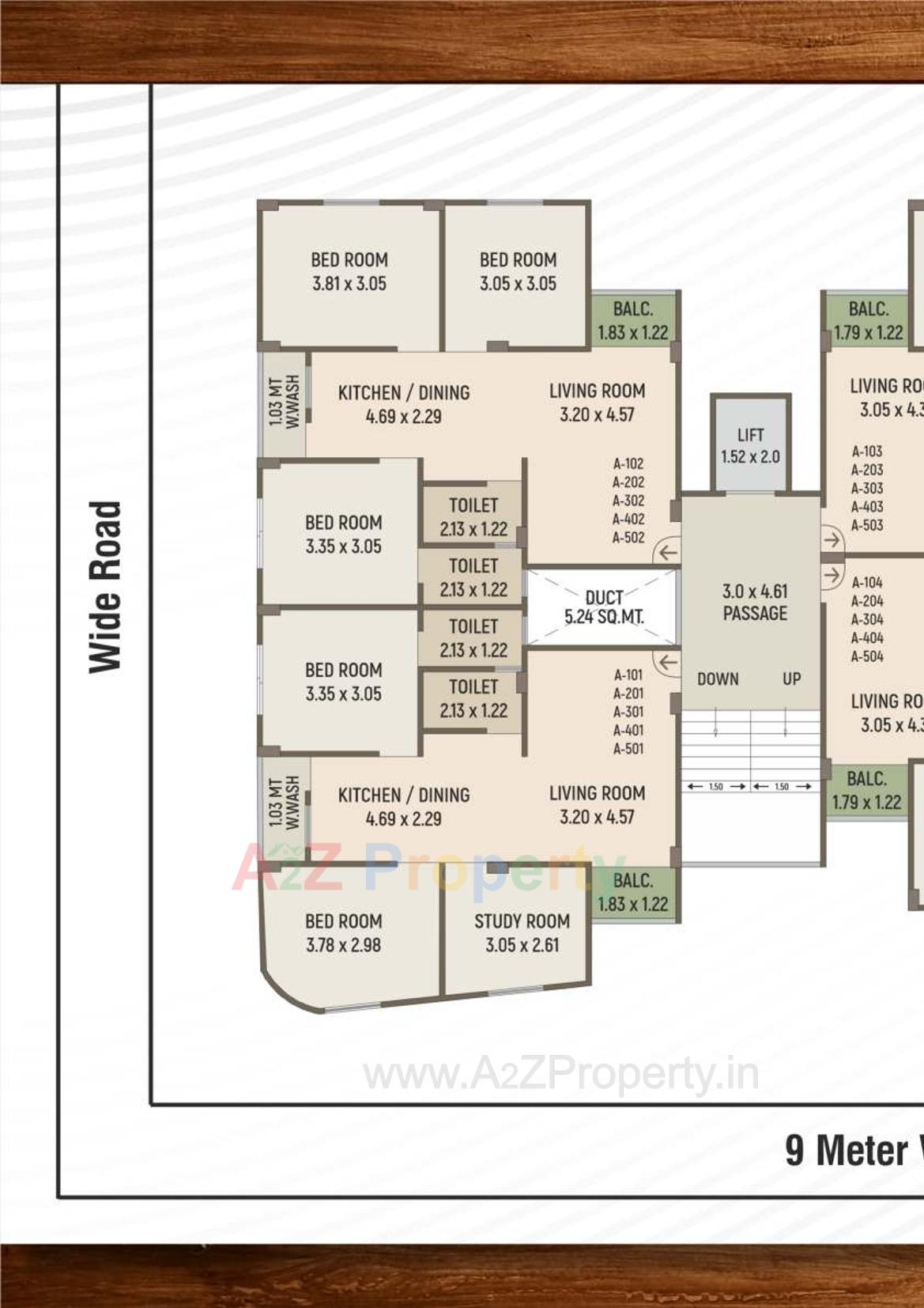 Layout of real estate project Jalaram Heritage located at Tandalja, Vadodara, Gujarat