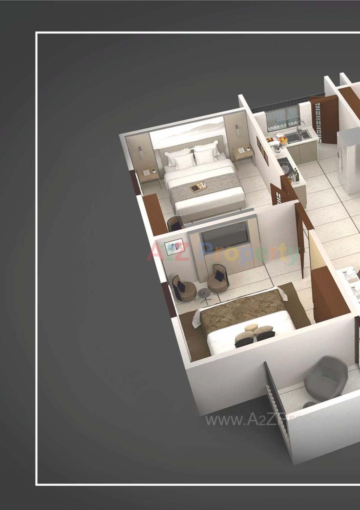 Layout of real estate project Jalaram Heritage located at Tandalja, Vadodara, Gujarat